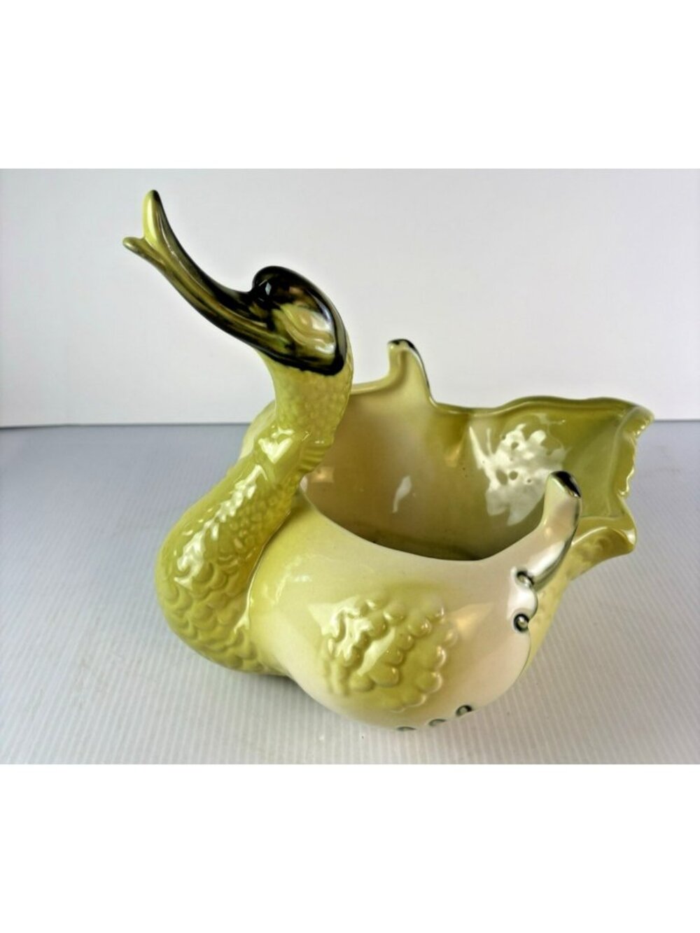 Vintage Hull Pottery Imperial Swan Planter #69 MCM 1950s Large 8.5" Candy Dish